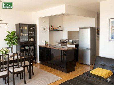 Moderne 4-Zimmer-Dachgeschosswohnung mit Loggia &amp; Terrasse in Liesing