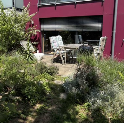Sonnige 1-Zimmer-Wohnung mit Südterasse, EBK & Garten