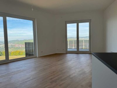 Hochwertige 3-Zimmer-Wohnung mit Balkon und Neckartalblick