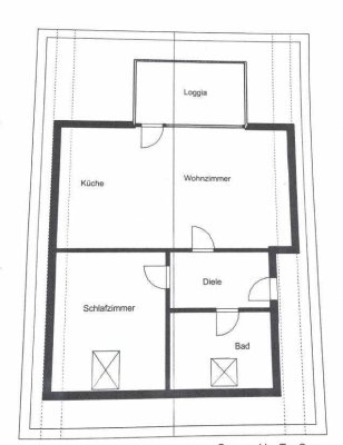 Dachgeschosswohnung in Oberhausen - Styrum zu verkaufen