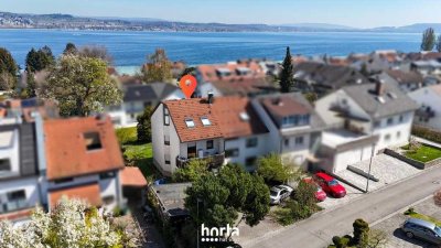 Renovieren & Einziehen! 4,5-Zimmer-Wohnung mit Stellplatz in Seenähe in KN-Dingelsdorf