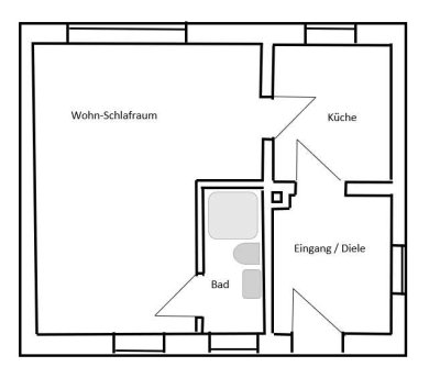 Zentral, aber ruhig gelegenes Apartment!