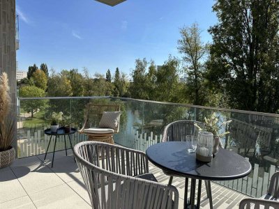 Seemoment erleben: Neubau 4-Zimmer-Wohnung mit 2 Bädern, Balkon und unverbaubaren Seeblick