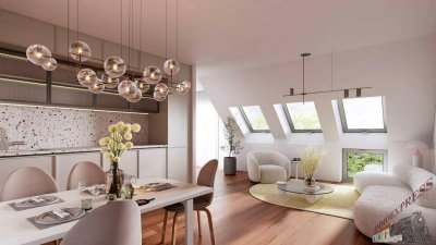 Charmante 3-Zimmer-DG-Wohnung mit Terrasse &amp; Balkon – ruhig und lichtdurchflutet