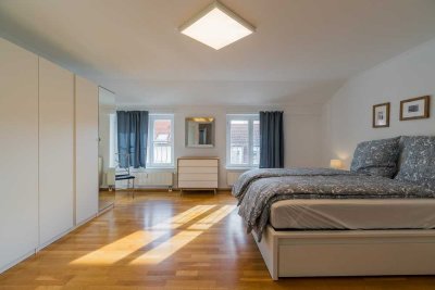 Befristet für 3 Jahre - Maisonette-Wohnung im vierten und fünften Stock, mit Aufzug