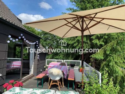 Tauschwohnung: Tausche 2 ZKB Penthouse-Wohnung gegen größere und zentrale :)