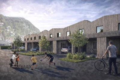 Modern wohnen in Wolfurt: Hochwertige Wohnanlage mit klarer Reihenhausarchitektur in attraktiver Lage / Haus B