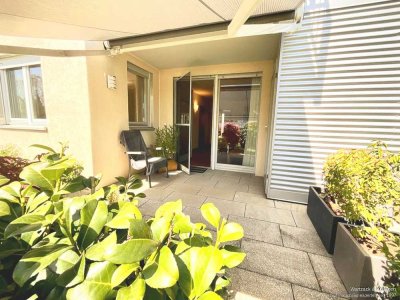 *     *     *
schönes Wohnen im Alter!
Erdgeschoss-Terrassenwohnung
im Betreuten Wohnen in Schwab