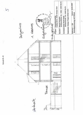Preiswerte 6-Zimmer-Doppelhaushälfte mit EBK in  Stolpe-Südgsdorf OT Stolpe-Süd Hennigsdorf