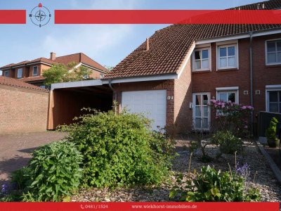Familienleben in Heide-Ost: Gepflegtes Reihenendhaus in bevorzugter Wohngegend