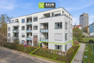3-Zimmer Erdgeschosswohnung mit Gartenanteil und Tiefgarage in Ulmer Weststadt