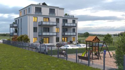WE 02 Projekt Wohnglück mit 10 Wohneinheiten 3-Zimmer-Wohnung mit offenem Grundriss und Garten