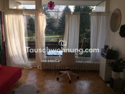 Tauschwohnung: Ruhige 1-Zimmer Wohnung mit Blick ins Grüne