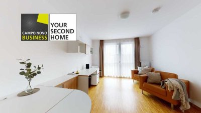DOUBLE SUITE! Exclusively furnished 2-bedroom apartment with modern amenities and unlimited internet