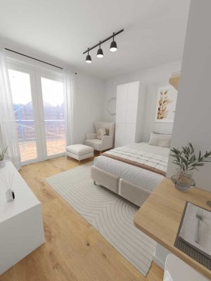 Kompaktes Design-Apartment – möbliert, ausgestattet & bezugsbereit ab 01.09.2025 Apartment Nr. 4