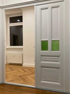 Leere 3-ZiWhg. mit Außenterrasse in Stilaltbau am Günthersburgpark