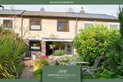 Krefeld-Bockum! Hübsches Einfamilien-Reihenhaus mit schönem Sonnengarten in Zoo-Nähe!