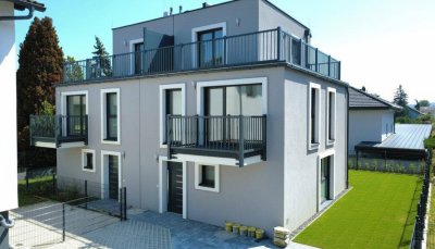 Schlüsselfertige Doppelhaushälfte mit Garten und Dachterrasse – Erstklassige Ausstattung und hochwertige Bauqualität