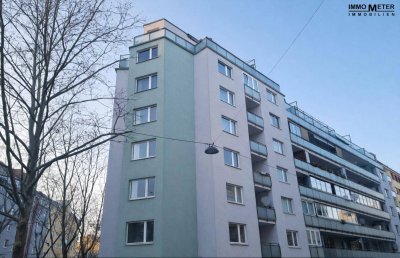Attraktive Stadtwohnung – 2 Zimmer mit separater Küche &amp; 15 m² verglaster Loggia | Befristet vermietet