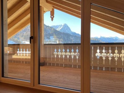 Luxuriöse Neubau - Dachgeschosswohnung im Alpenchick mit Panoramablick