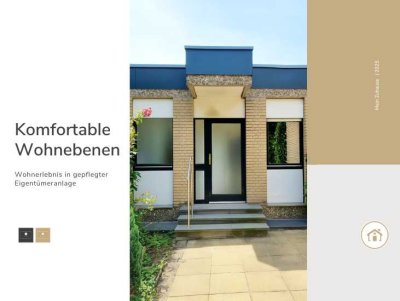 Gepflegtes Reihenmittelhaus mit Gartenblick u. Garage - Sommerfeeling inklusive - Erbpachtbasis