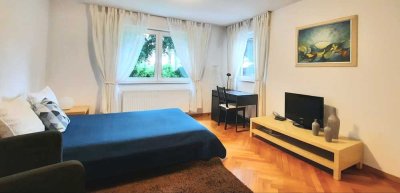 Frisch Renoviertes Apartment, S-Möhringen, Voll Möbliert, EBK, WLAN, Garten, Ruhige Grüne Top-Lage
