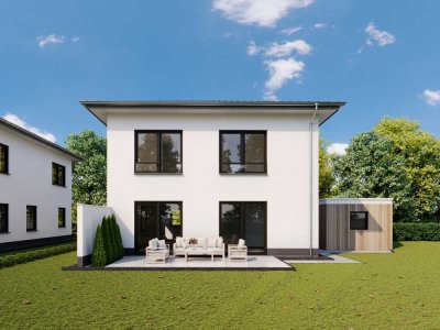 Zwei Einfamilienhäuser
Energieeffizienter Neubau, KfW40, Massivbauweise und PV-Anlage