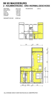 Sonnige 2-Raumwohnung mit Balkon sucht neuen Bewohner!