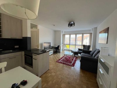 Exklusive, gepflegte voll möblierte 1-Zimmer-Wohnung mit EBK,TV usw. in Niefern.Top Gegend