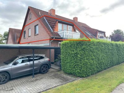 Charmante 3-Zimmer-Wohnung mit Balkon und Garage in Harsefeld zu verkaufen