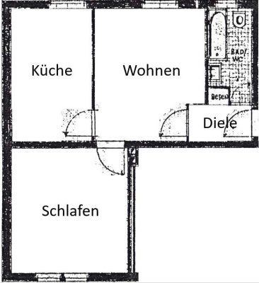 City-nahe 2-Zi.-Wohnung EG in Datteln