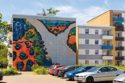 1-Zimmer-Appartment mit Wand und Bodenbelag