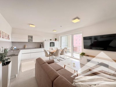 Lichtdurchflutete Neubauwohnung mit großem Balkon &amp; TG-Stellplatz in Linz/Wegscheid