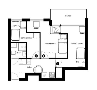 Neugründung einer 3er WG in Frankfurt