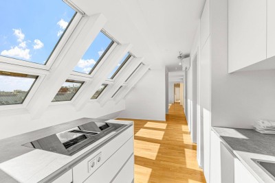 ++ERSTBEZUG++ Exklusive 4-Zimmer-Dachgeschosswohnung mit Terrasse in der Mollardgasse 50