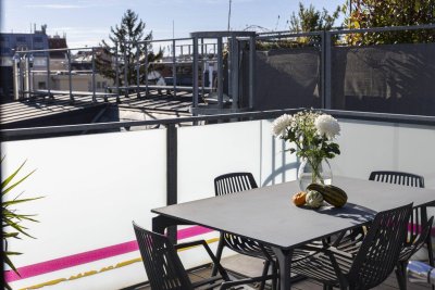 Sonnige DG Maisonette mit zwei Balkonen &amp; Blick ins Grüne