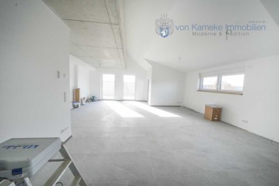 Exklusive 3-Zi.-Neubauwohnung (KfW 55) – barrierefrei, mit Aufzug & TG-Stellplatz