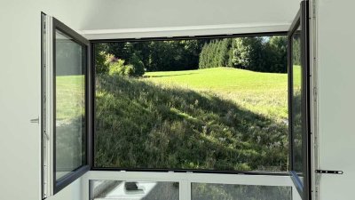 Sonnige, ruhige Wohnung, Blick ins Grüne