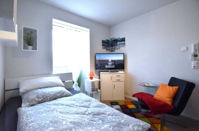 Modernes 1-Zimmer-Apartment, komplett ausgestattet, zentral in Raunheim