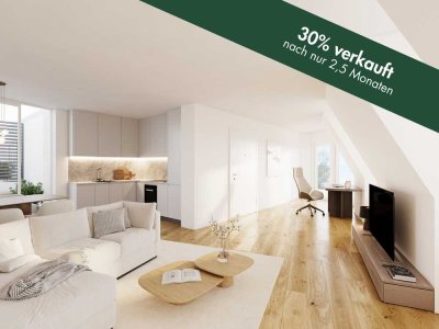 Neubau 2-Zimmer Penthouse mit Dachterrasse in Südausrichtung