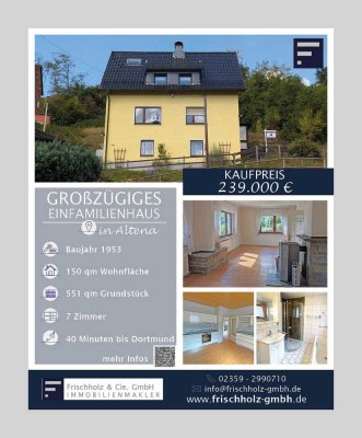 Einziehen und Wohlfühlen!  Einfamilienhaus in Altena-Evingsen