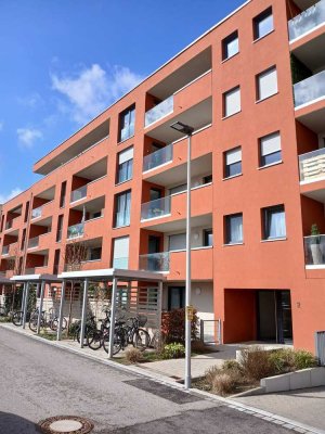 Schöne 2 Z. Neubauwohnung mit Balkon und TG-Stellplatz in direkter Nähe zum Klinikum Süd zu verm.