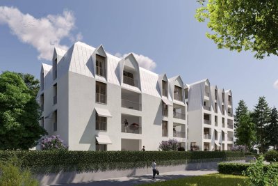 Fantastischer Rundumblick - Penthouse mit exklusiver Dachterrasse plus Dachgarten im 5. Geschoss