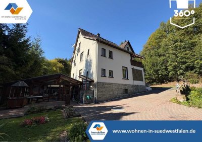 VR IMMO: Charmantes Zweifamilienhaus mit großem Potenzial in Werdohl - ideal für Handwerker!