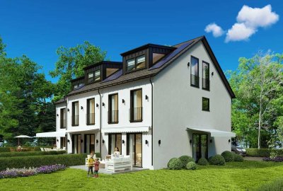 Neubau-Reiheneckhaus mit 6 Zimmern & Südgarten in ruhiger 30er-Zone, Top-Anbindung, nahe BMW-Viertel