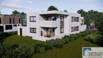 Neubau - Attraktive Erdgeschosswohnung mit Garage - KfW55 - barrierefrei
