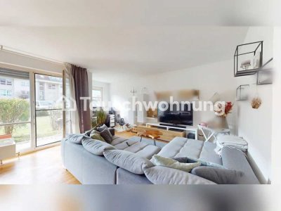 Tauschwohnung: Köln Sürth – gemütliche 2-Zimmer-Wohnung mit Terrasse