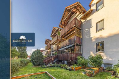 NEU: Charmante Maisonette mit Balkon und Garten