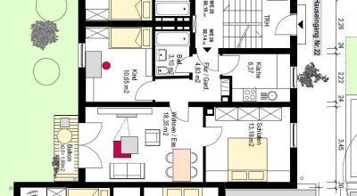 Neu renovierte, schöne 3-Zimmer-Whg.