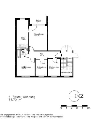 Frisch sanierte 4-Raum-Wohnung – modernes Wohnglück mit viel Platz für Groß und Klein